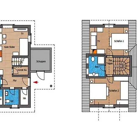 Doppelhaushaelften, Dom wakacyjny Torfhaus
